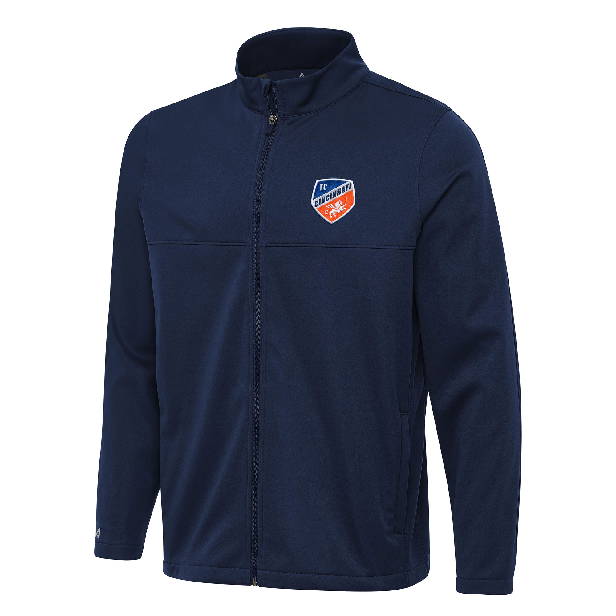 Men's Antigua Navy FC Cincinnati Links 2 Full-Zip Golf Jacket