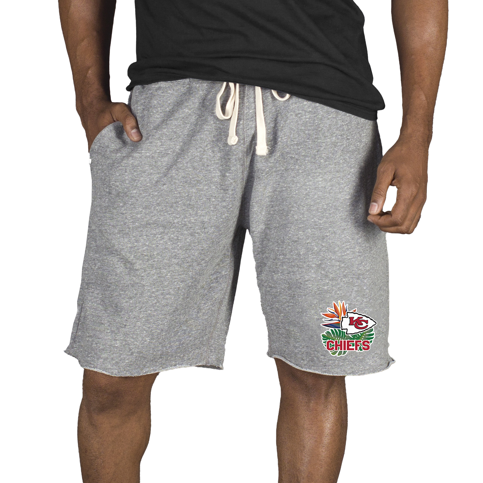 Men’s Concepts Sport Gray Kansas City Chiefs Mainstream Tri-Blend Shorts Men’s Concepts Sport Gray Kansas City Chiefs Mainstream Tri-Blend Shorts