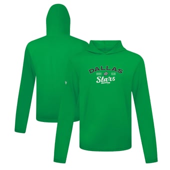 Men's Levelwear Kelly Green Dallas Stars Anthem Ice Wall Pullover Hoodie