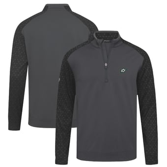 Men's Levelwear Charcoal Dallas Stars Aztec Insignia Core Quarter-Zip Pullover Top