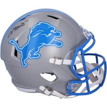 Amon-Ra St. Brown Detroit Lions Autographed 2024 Riddell Speed Replica Helmet