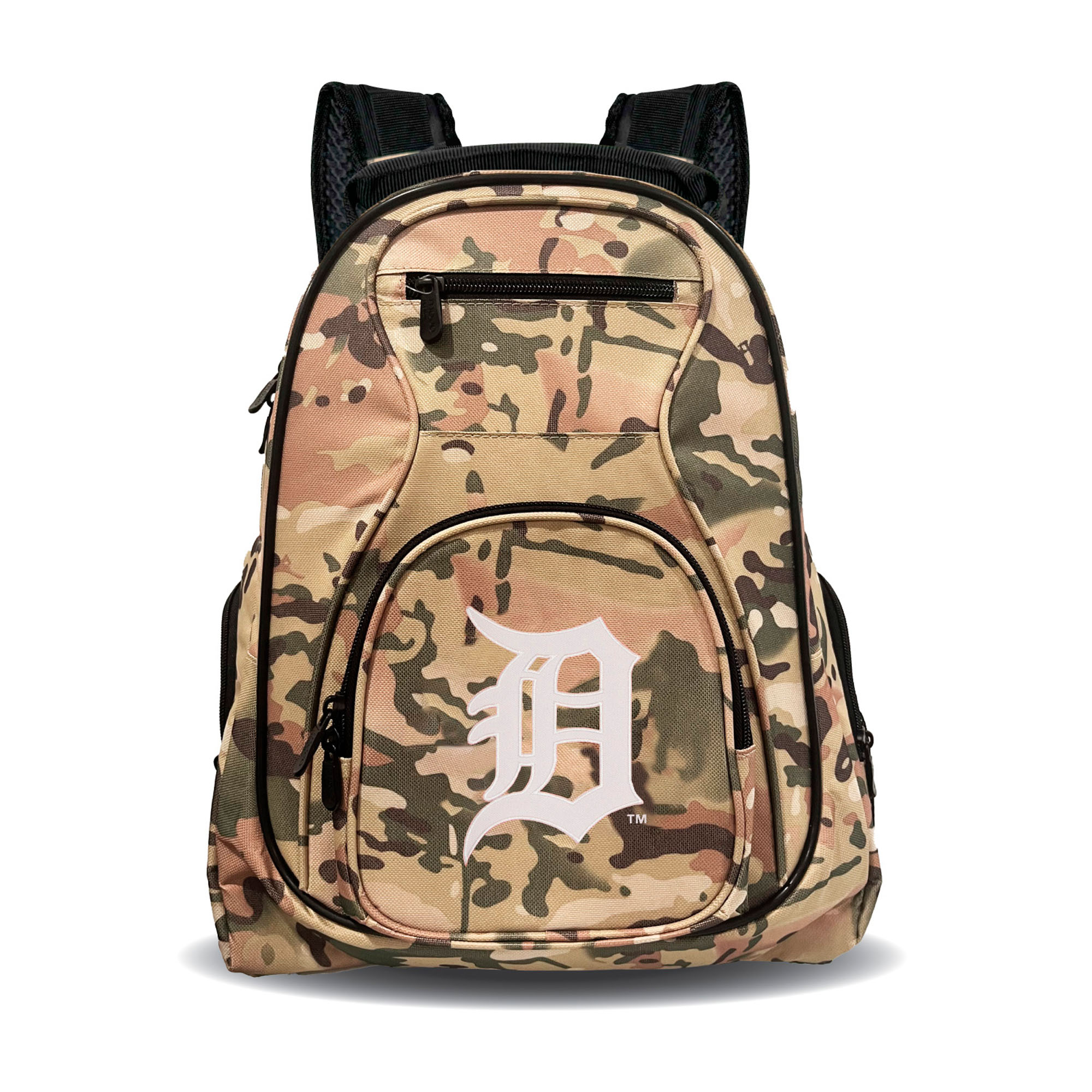 MOJO Detroit Tigers 19" Camo Premium Laptop Backpack