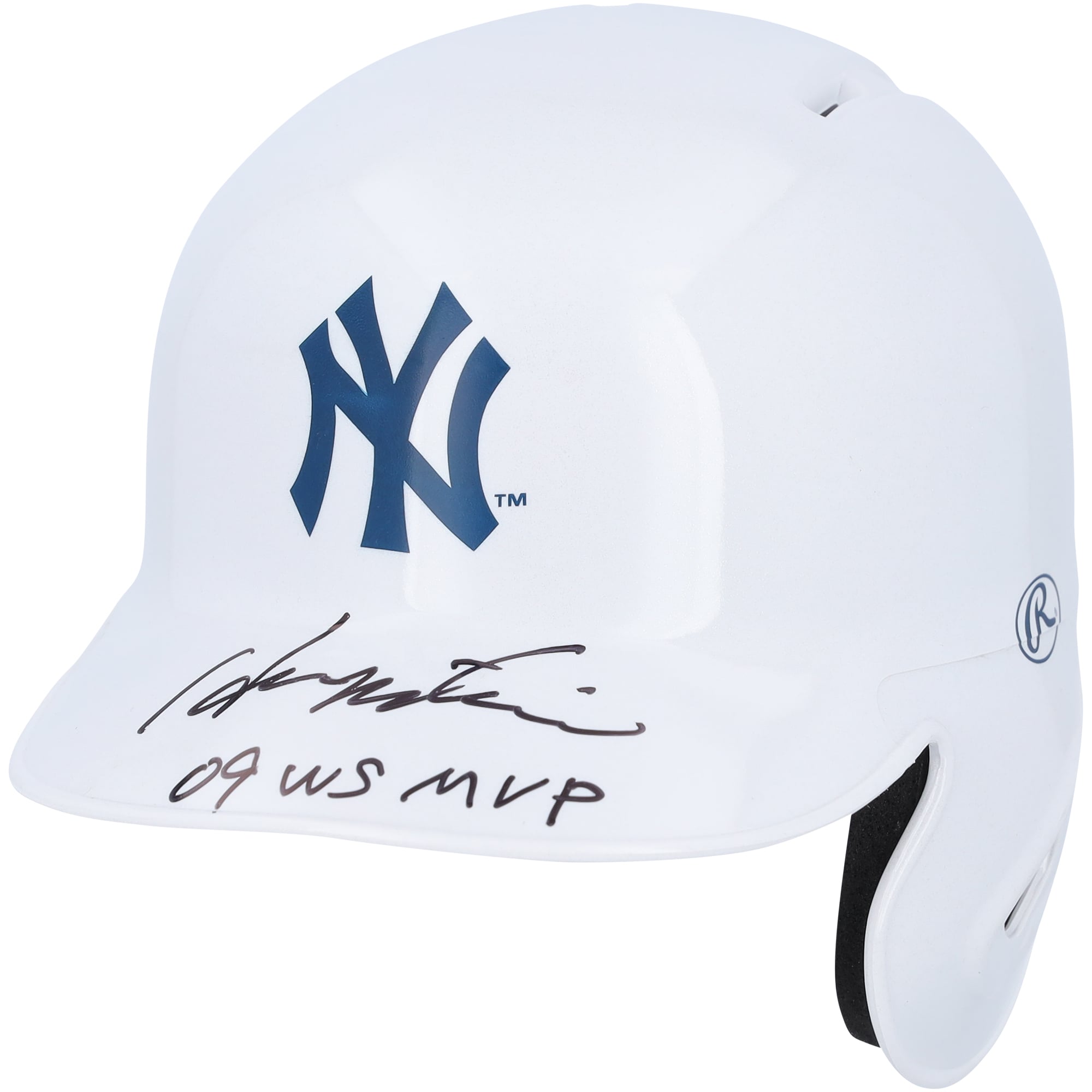 Hideki Matsui New York Yankees Autographed Rawlings Alternate Chrome Mini Batting Helmet with "09 WS MVP" - Fanatics Exclusive