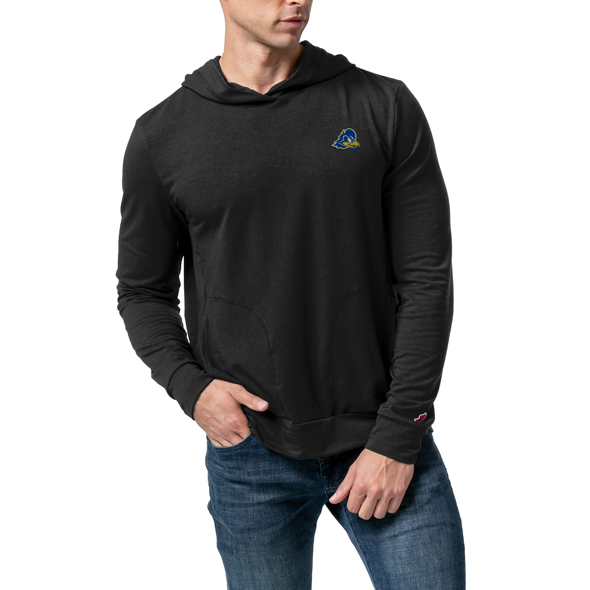 Men's League Collegiate Wear Black Delaware Fightin' Blue Hens All-Day Pullover Hoodie