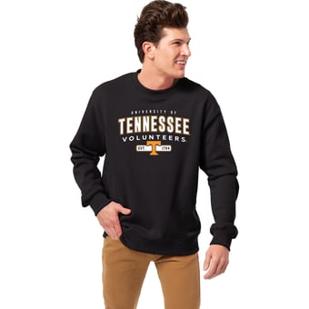 Men's League Collegiate Wear Graphite Tennessee Volunteers Essentials 2.0 Fleece Pullover Sweatshirt