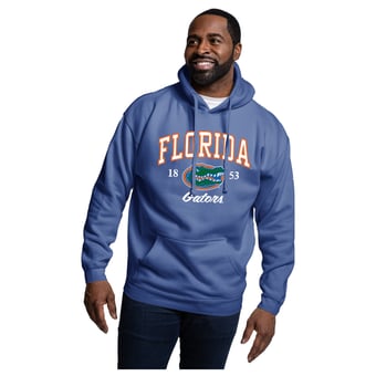Men's League Collegiate Wear Royal Florida Gators Essentials 2.0 Fleece Pullover Hoodie