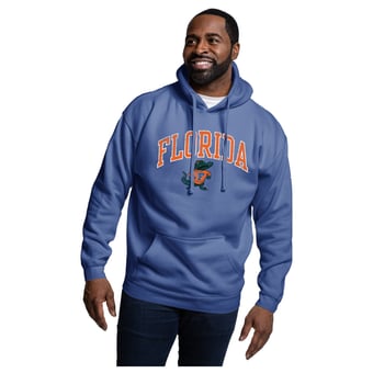 Men's League Collegiate Wear Royal Florida Gators Essentials 2.0 Fleece Pullover Hoodie