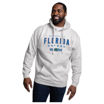 Men's League Collegiate Wear Heather Gray Florida Gators Essentials 2.0 Fleece Pullover Hoodie