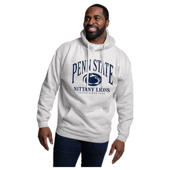Men's League Collegiate Wear Heather Gray Penn State Nittany Lions Essentials 2.0 Fleece Pullover Hoodie