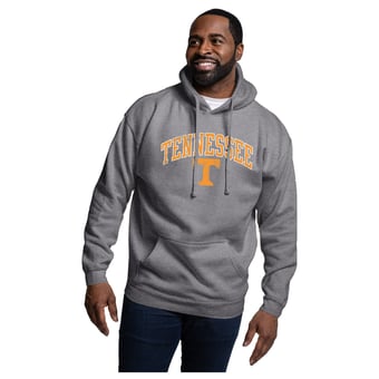 Men's League Collegiate Wear Graphite Tennessee Volunteers Essentials 2.0 Fleece Pullover Hoodie