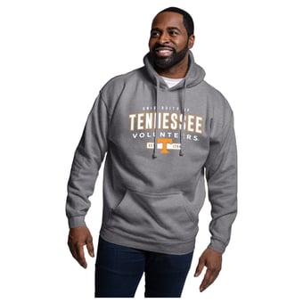 Men's League Collegiate Wear Graphite Tennessee Volunteers Essentials 2.0 Fleece Pullover Hoodie