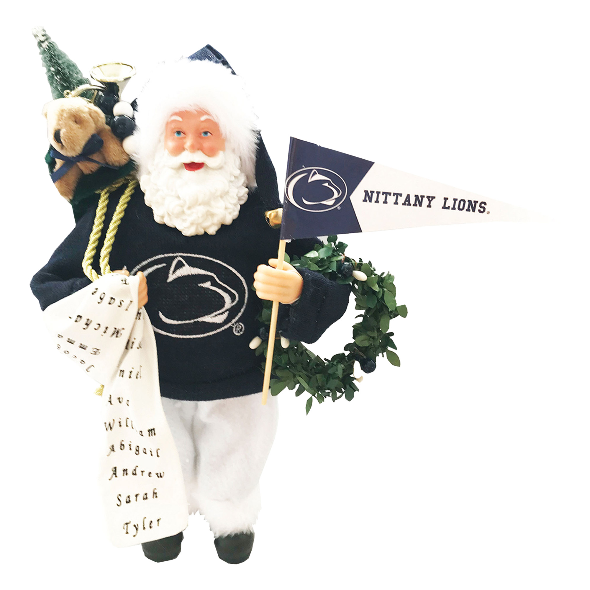 Penn State Nittany Lions 12" Proud Santa