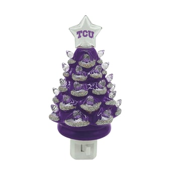 TCU Horned Frogs 6.5" Tree Night Lite
