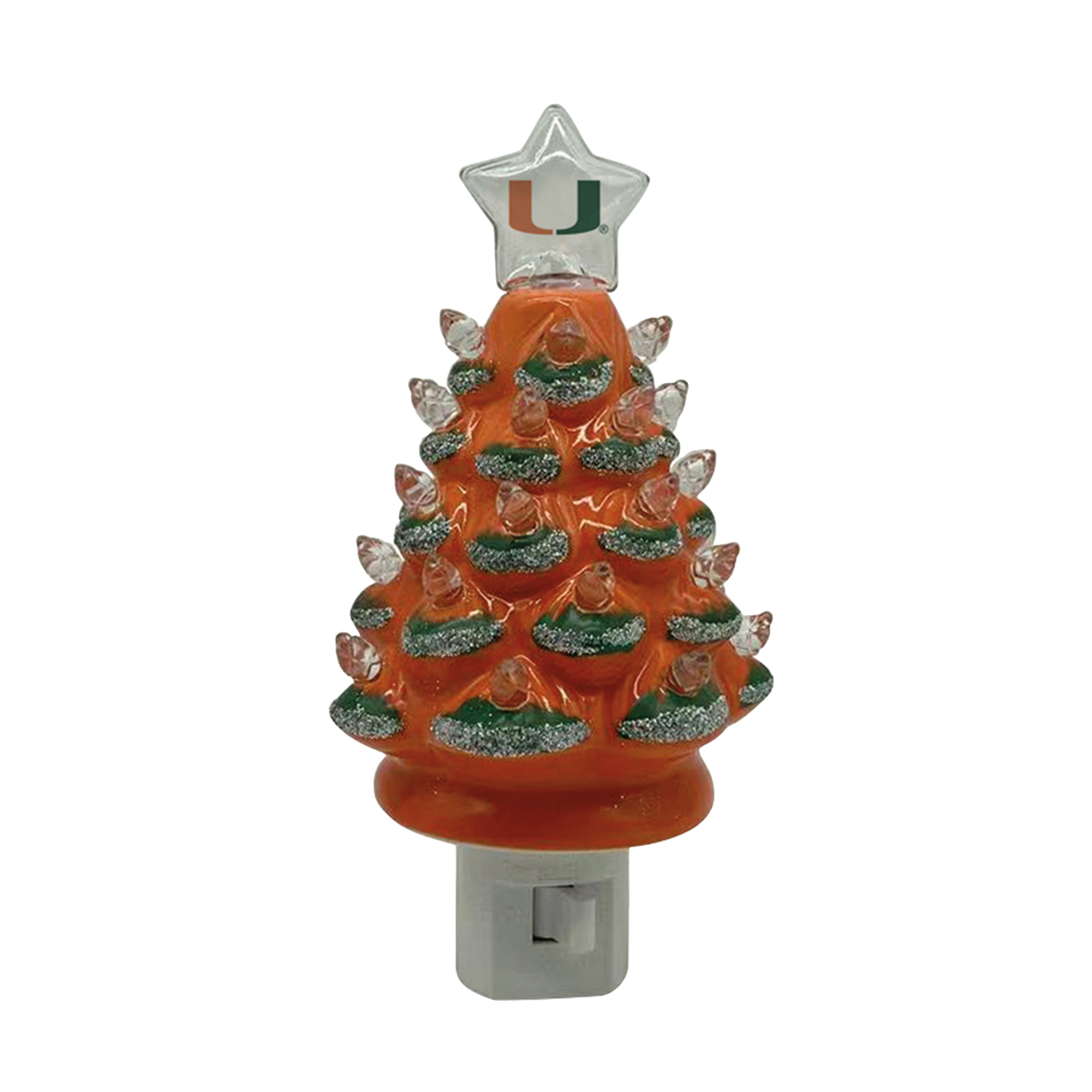 Miami Hurricanes 6.5" Tree Night Lite