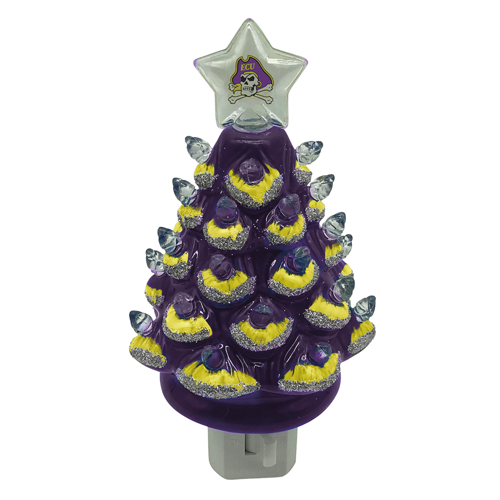 ECU Pirates 6.5" Tree Night Lite