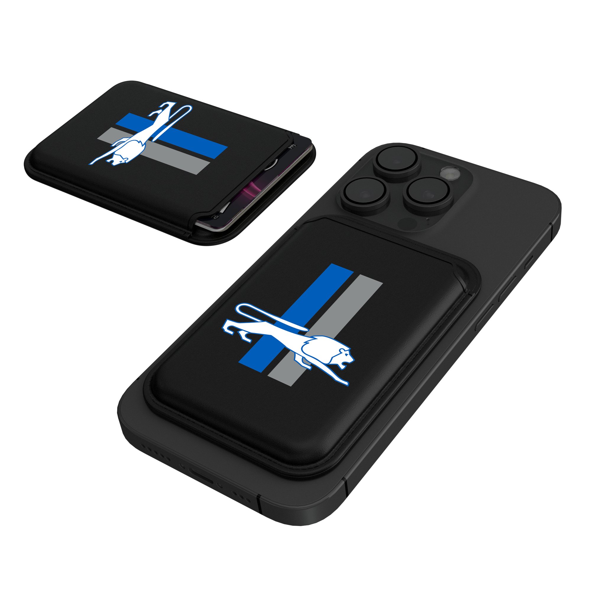 Keyscaper Detroit Lions Magnetic Credit Card Wallet