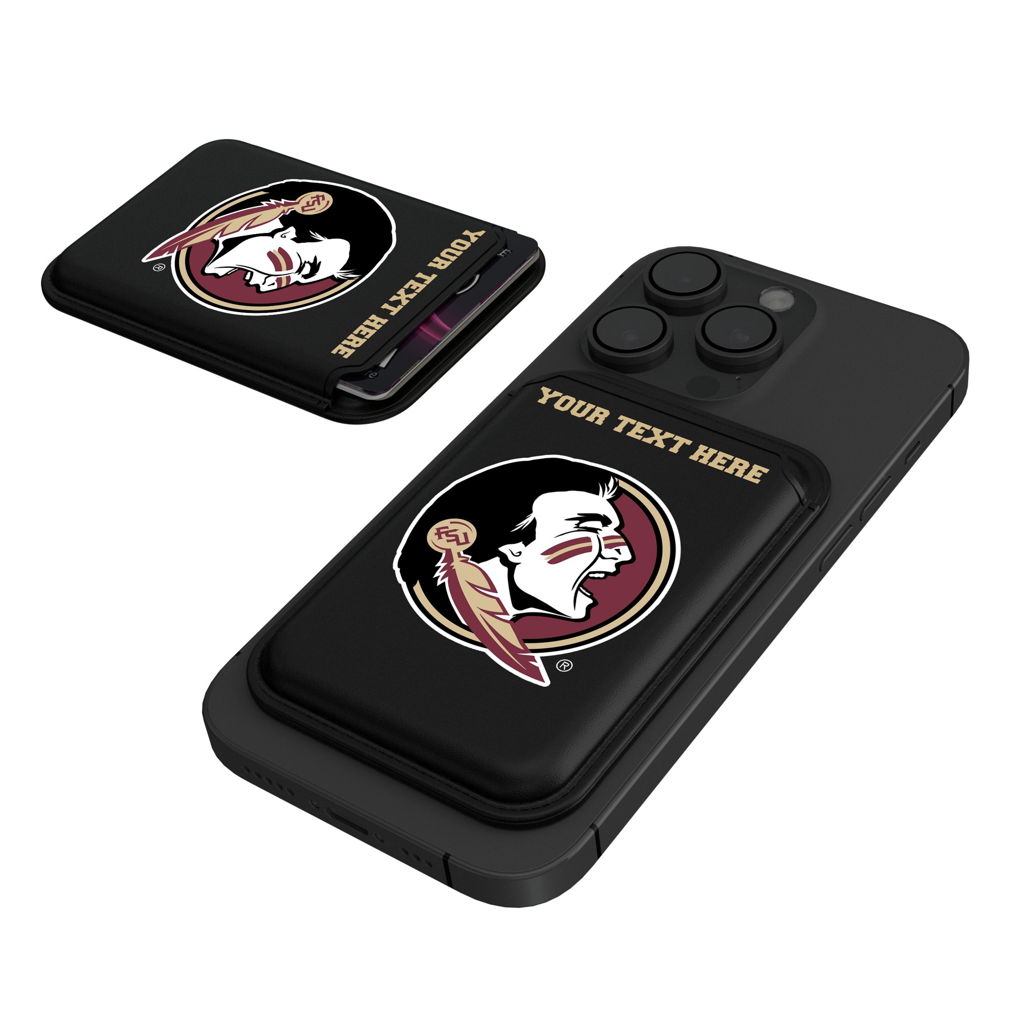 Keyscaper Florida State Seminoles Personalized Insignia Magnetic Credit Card Wallet