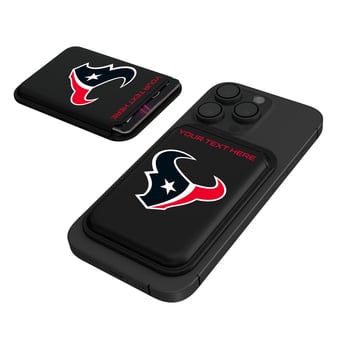 Keyscaper Houston Texans Personalized Insignia Magnetic Credit Card Wallet