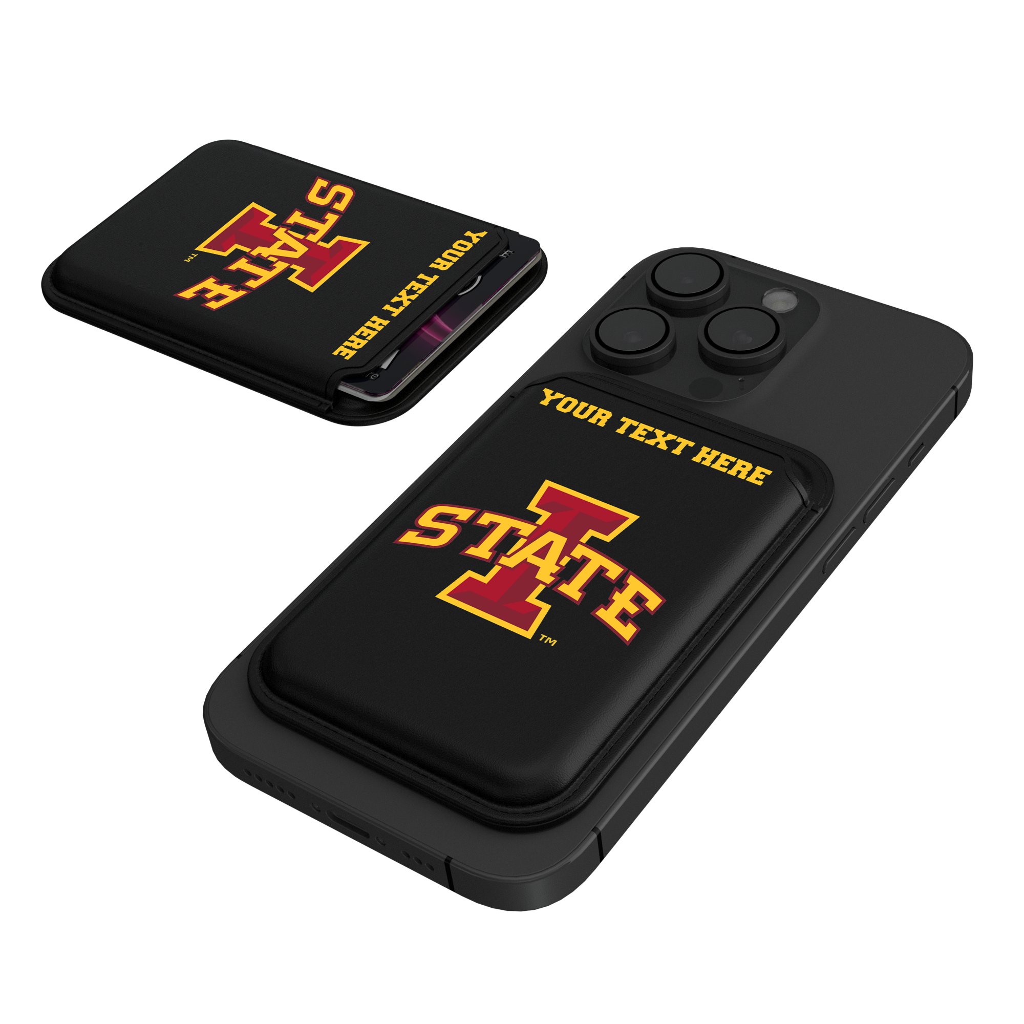 Keyscaper Iowa State Cyclones Personalized Insignia Magnetic Credit Card Wallet