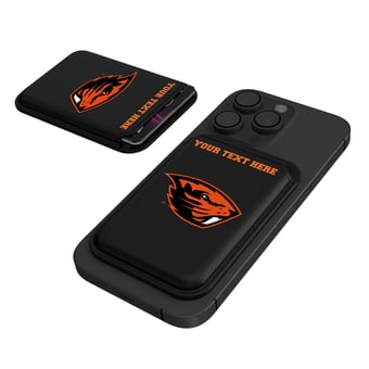 Keyscaper Oregon State Beavers Personalized Insignia Magnetic Credit Card Wallet