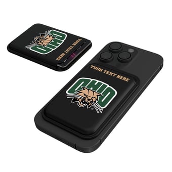 Keyscaper Ohio Bobcats Personalized Insignia Magnetic Credit Card Wallet