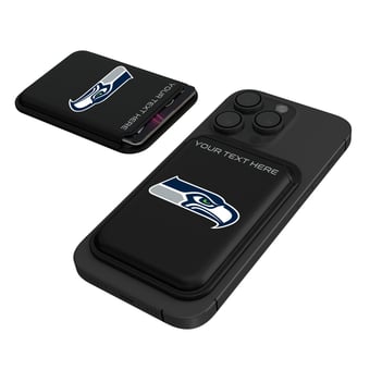 Keyscaper Seattle Seahawks Personalized Insignia Magnetic Credit Card Wallet