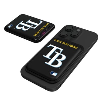 Keyscaper Tampa Bay Rays Personalized Insignia Magnetic Credit Card Wallet