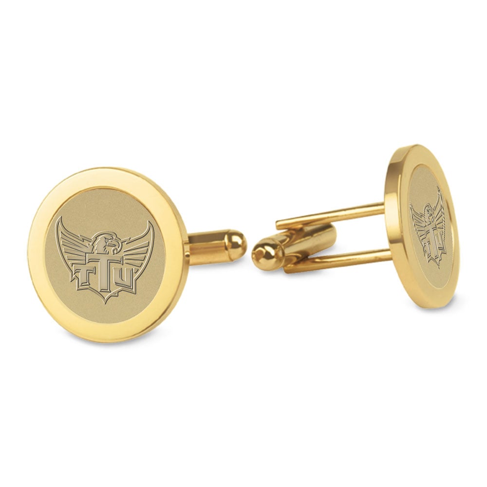 Gold Tennessee Tech Golden Eagles Cufflinks