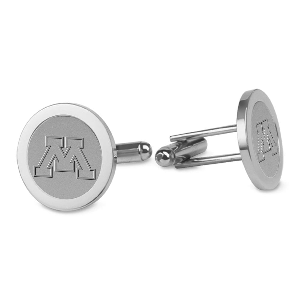 Silver Minnesota Golden Gophers Cufflinks