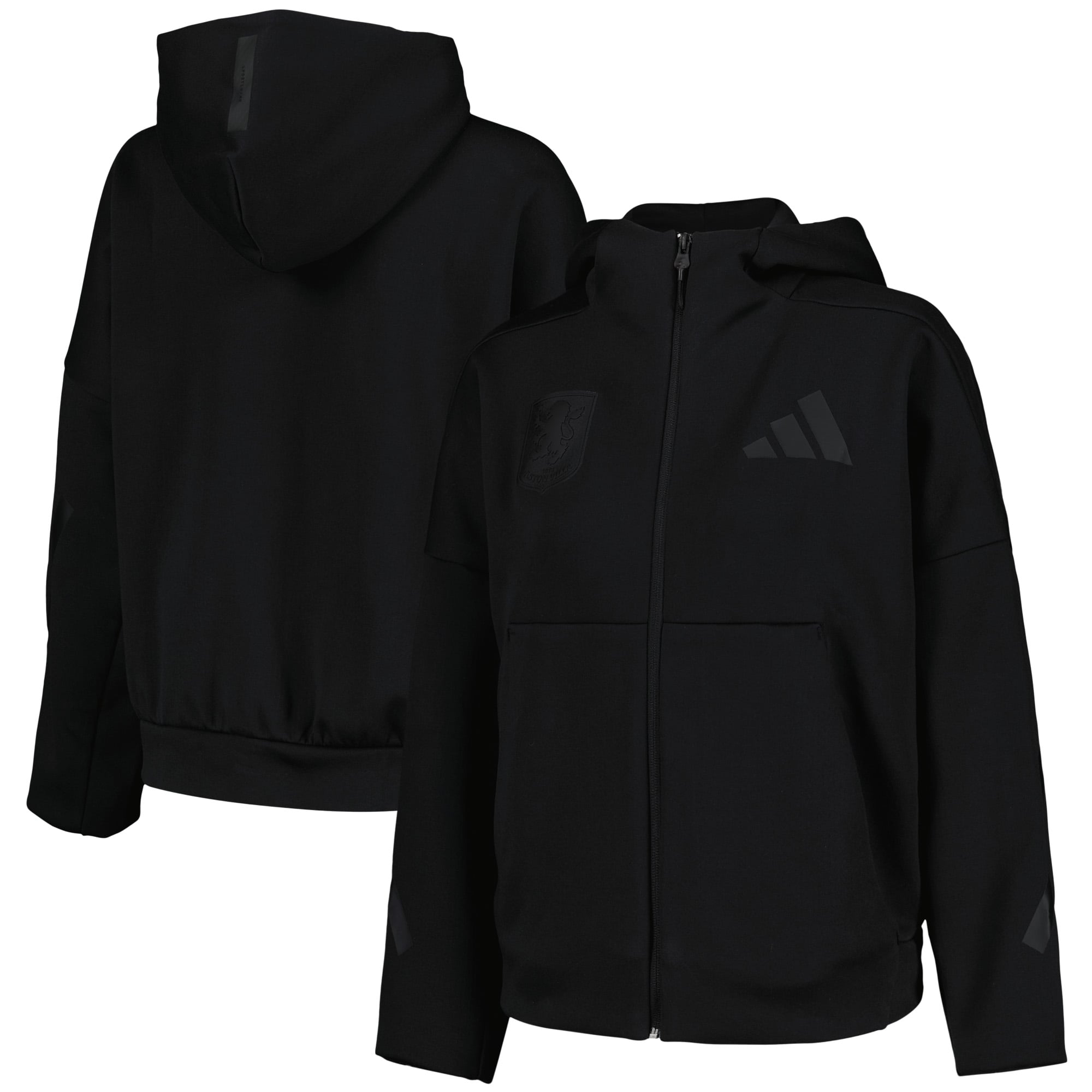 Adidas Z.n.e. Full-zip Femme - Sweats à capuche, Noir - Taille 32/XXS - Poly Mesh