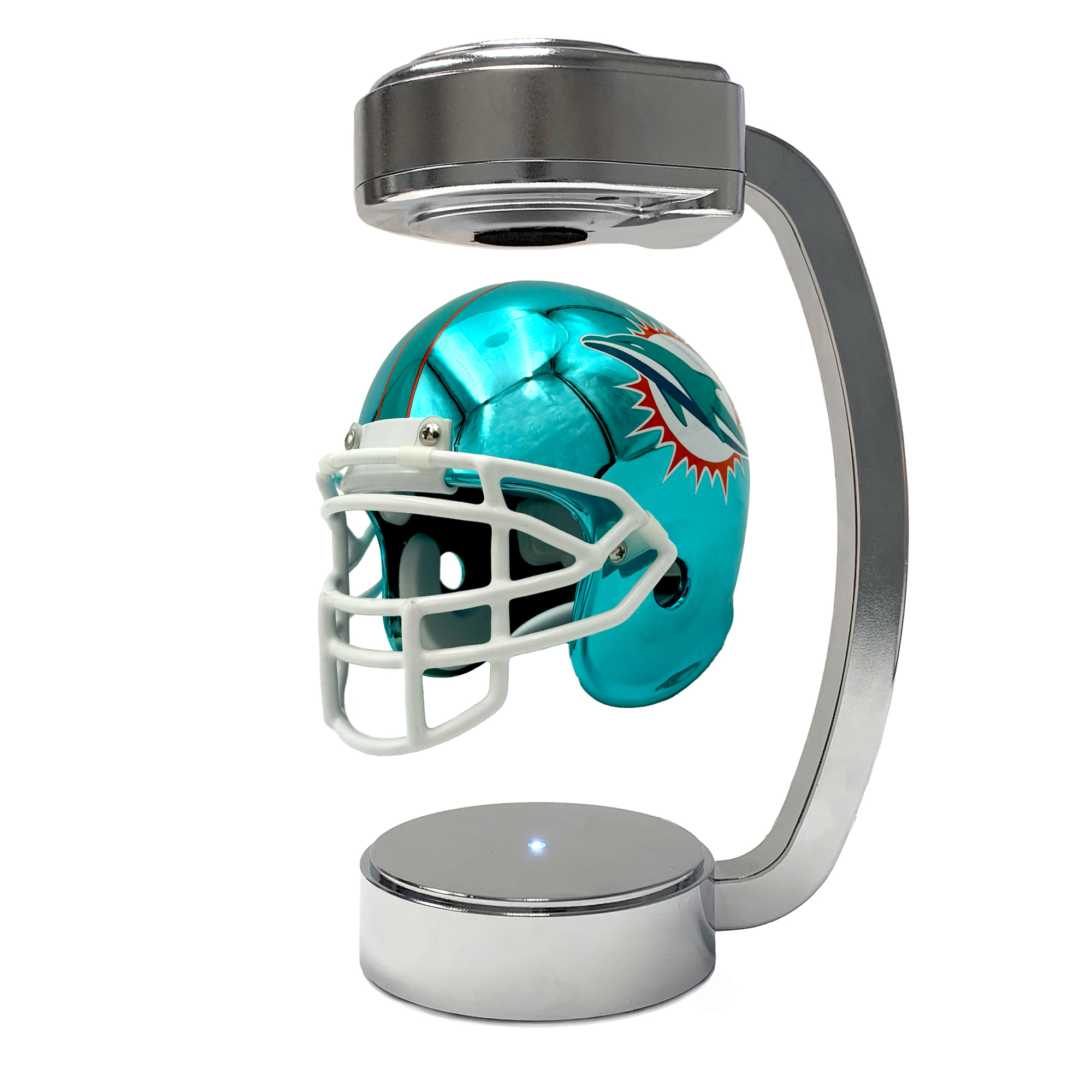 Pegasus Miami Dolphins Mini Chrome Hover Helmet