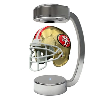 Pegasus San Francisco 49ers Mini Chrome Hover Helmet