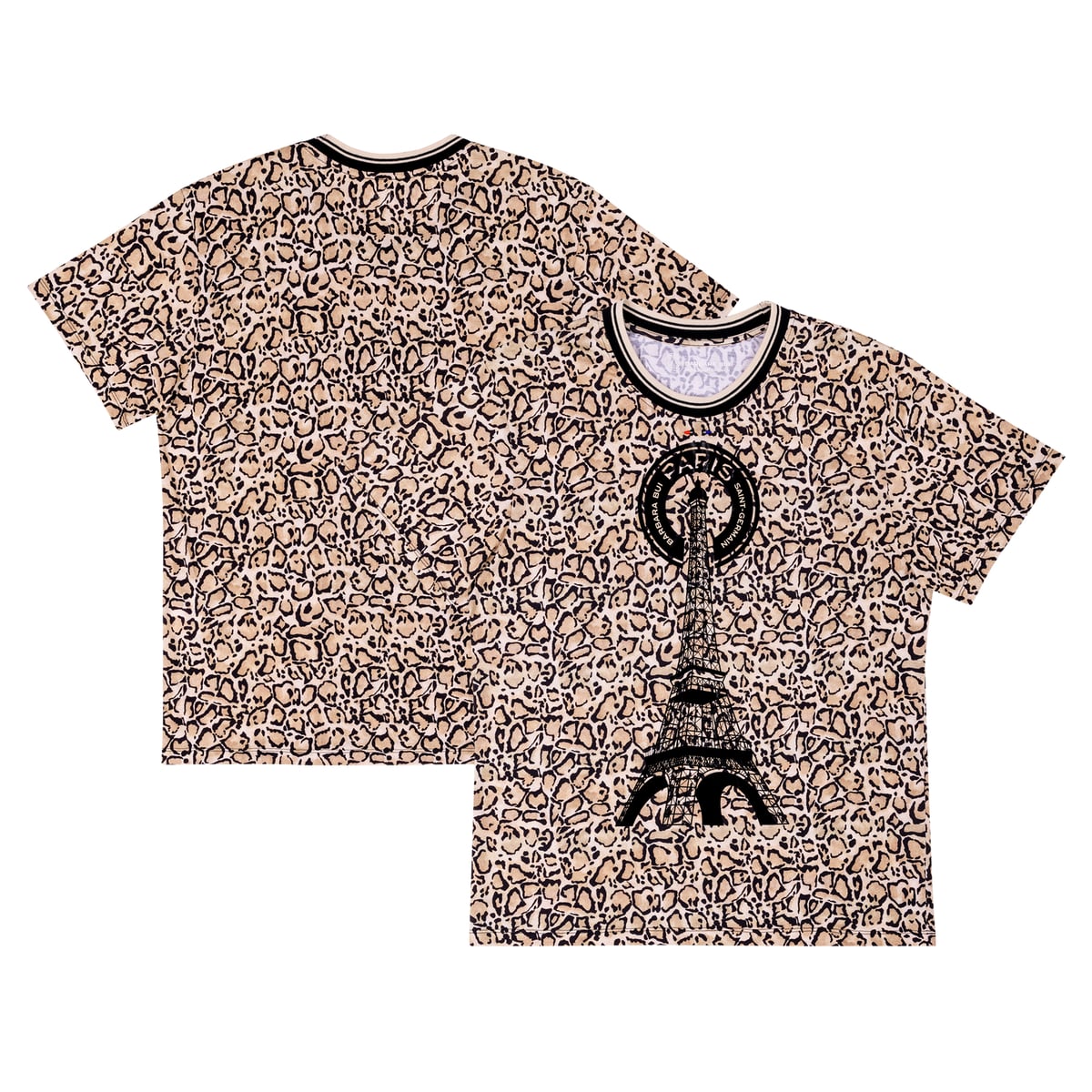 T-Shirt PSG x Barbara Bui Imprimé Bengale - Camel - Femme
