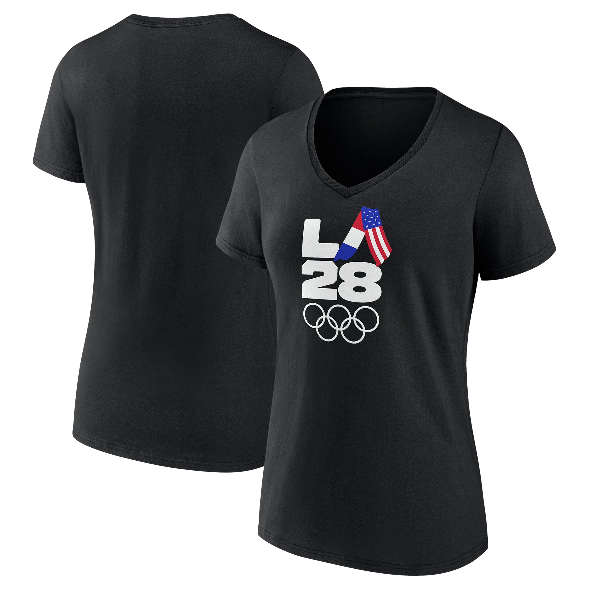 Women's LA 2028 Summer Olympics Handover V-Neck T-Shirt