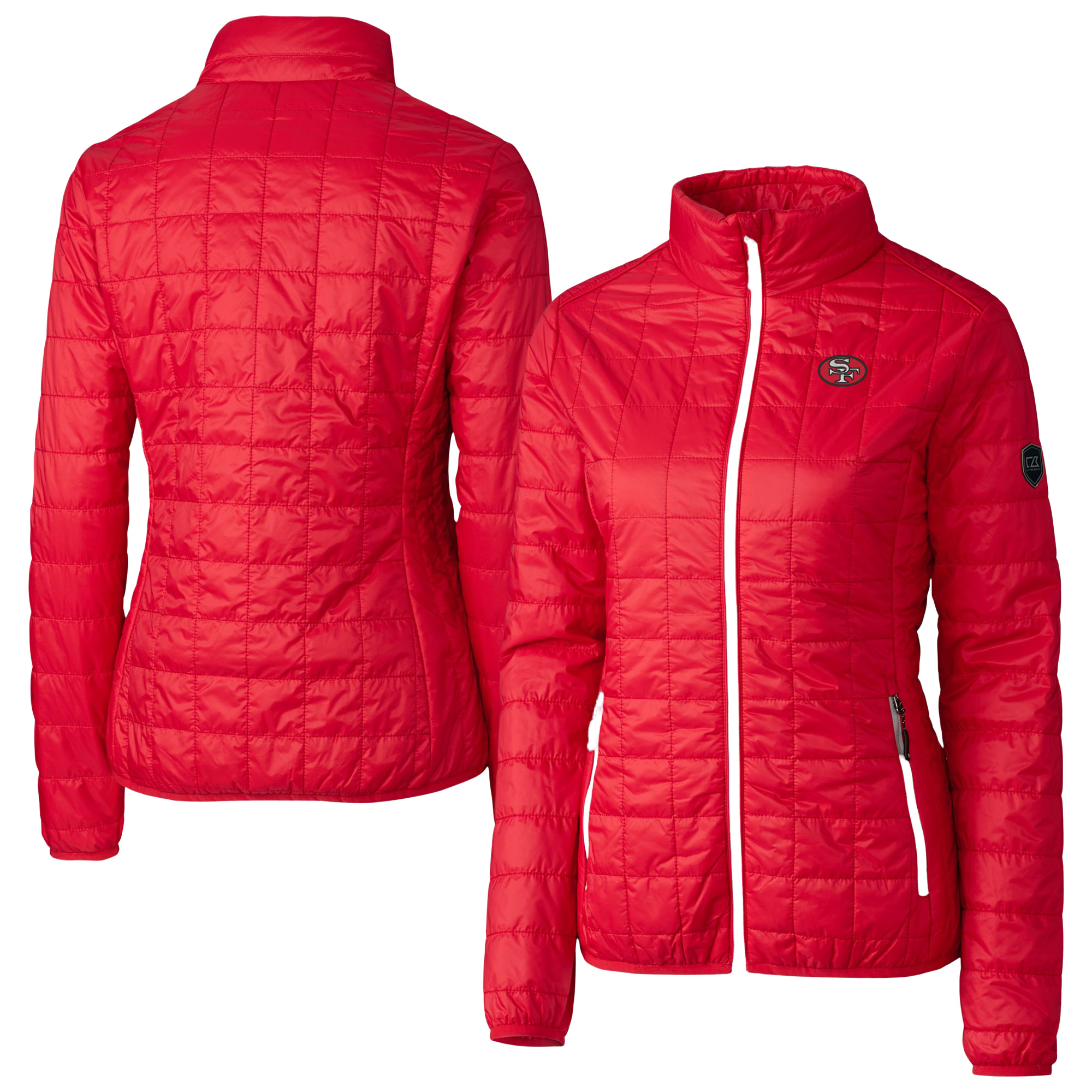 Women’s Cutter & Buck Red San Francisco 49ers Rainier PrimaLoft Eco Insulated Full-Zip Puffer Jacket Women’s Cutter & Buck Red San Francisco 49ers Rainier PrimaLoft Eco Insulated Full-Zip Puffer Jacket