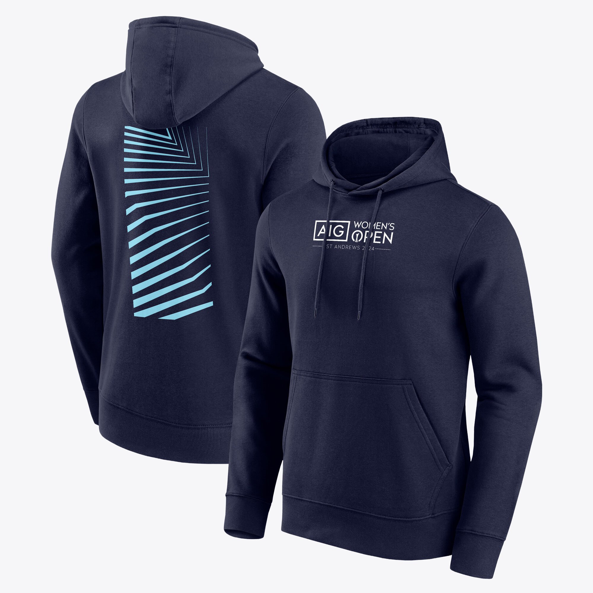 AIG Womens Open St Andrews 2024 Pattern Hoodie - Blu navy