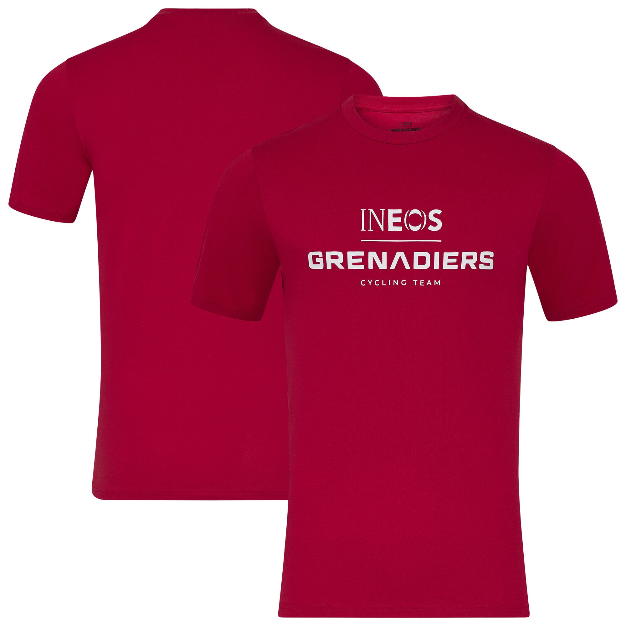 T-shirt monomarca INEOS Grenadiers - Rosso