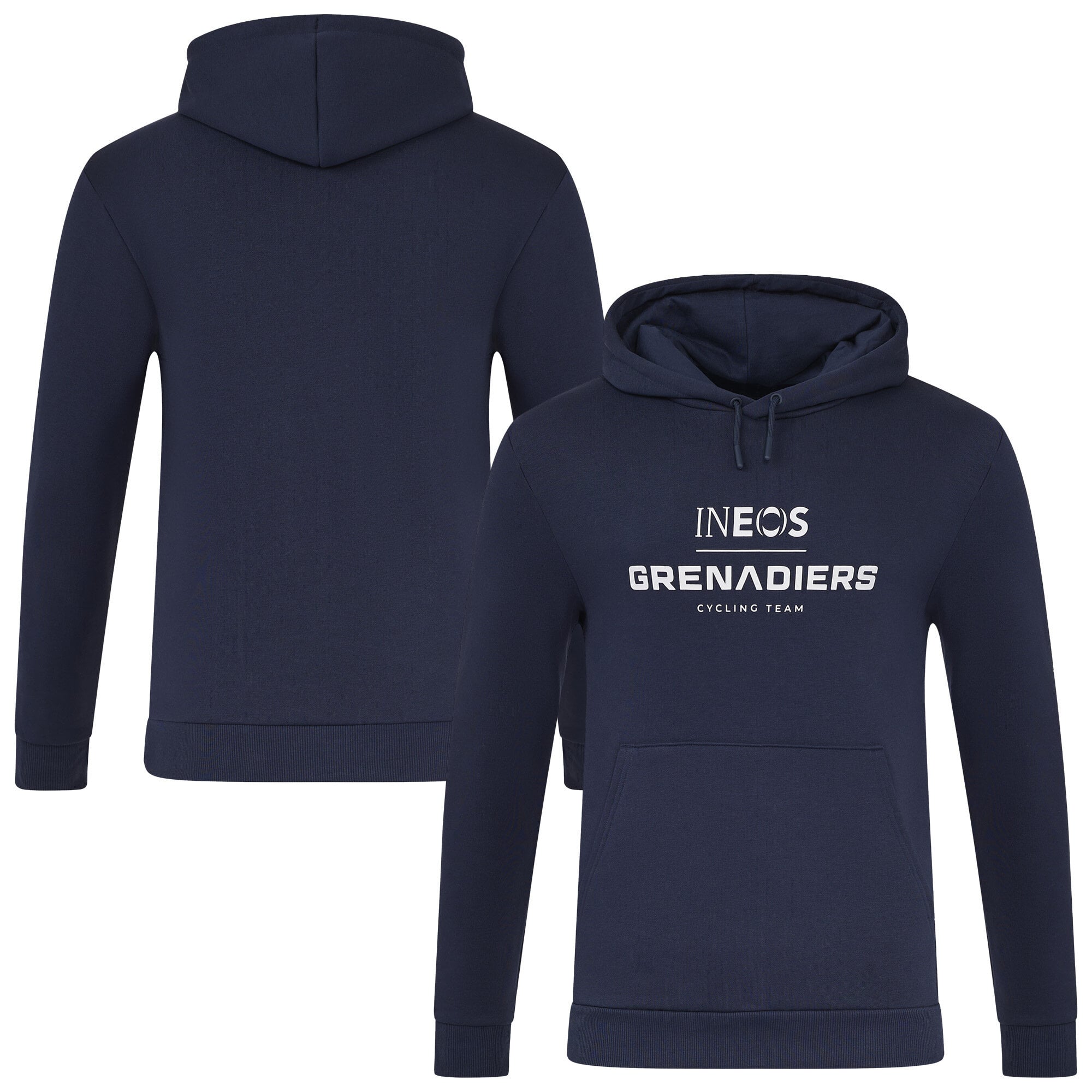 Felpa con cappuccio monomarca INEOS Grenadiers - Blu navy