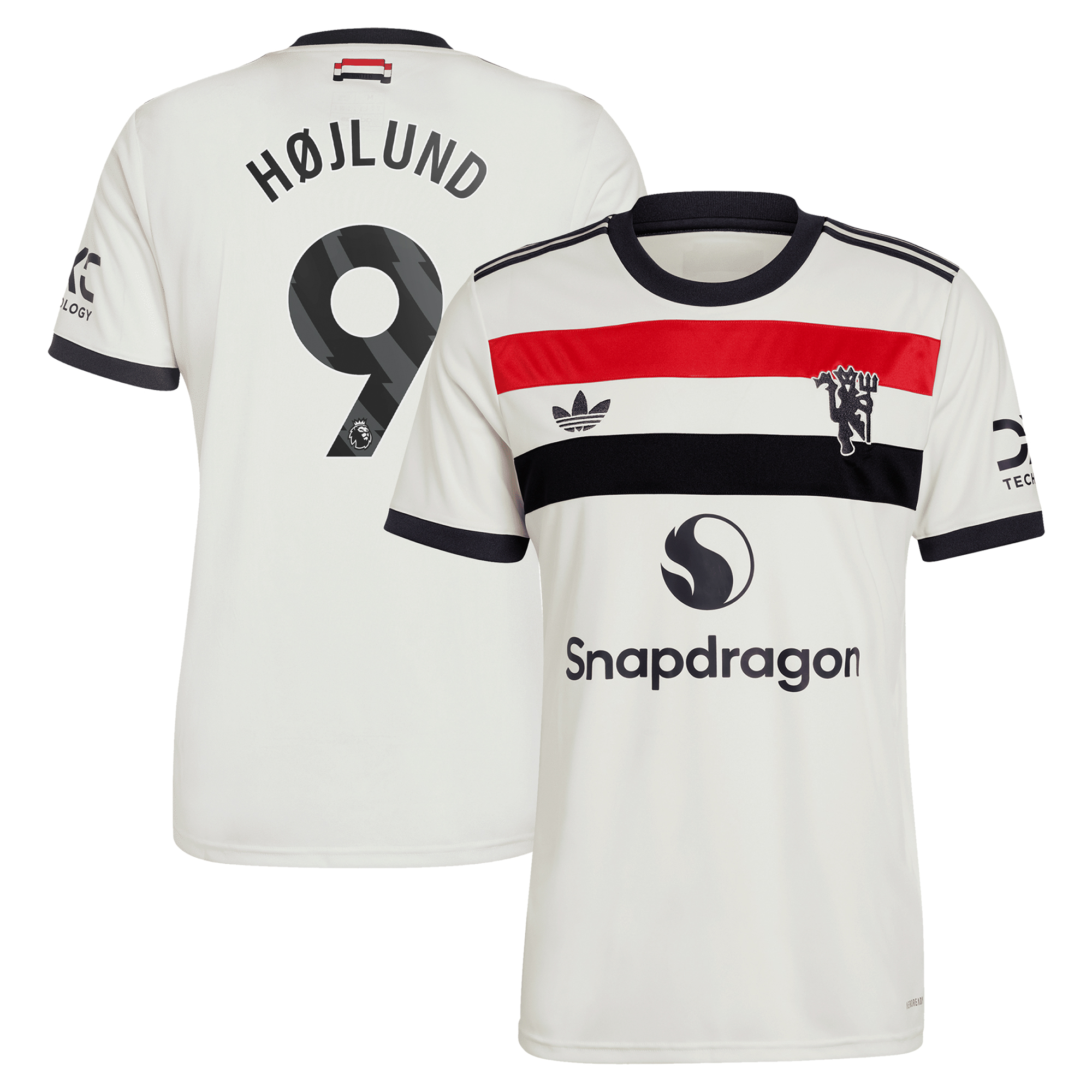Men’s adidas Originals Rasmus Højlund Cream Manchester United 2024/25 Third Replica Jersey Men’s adidas Originals Rasmus Højlund Cream Manchester United 2024/25 Third Replica Jersey