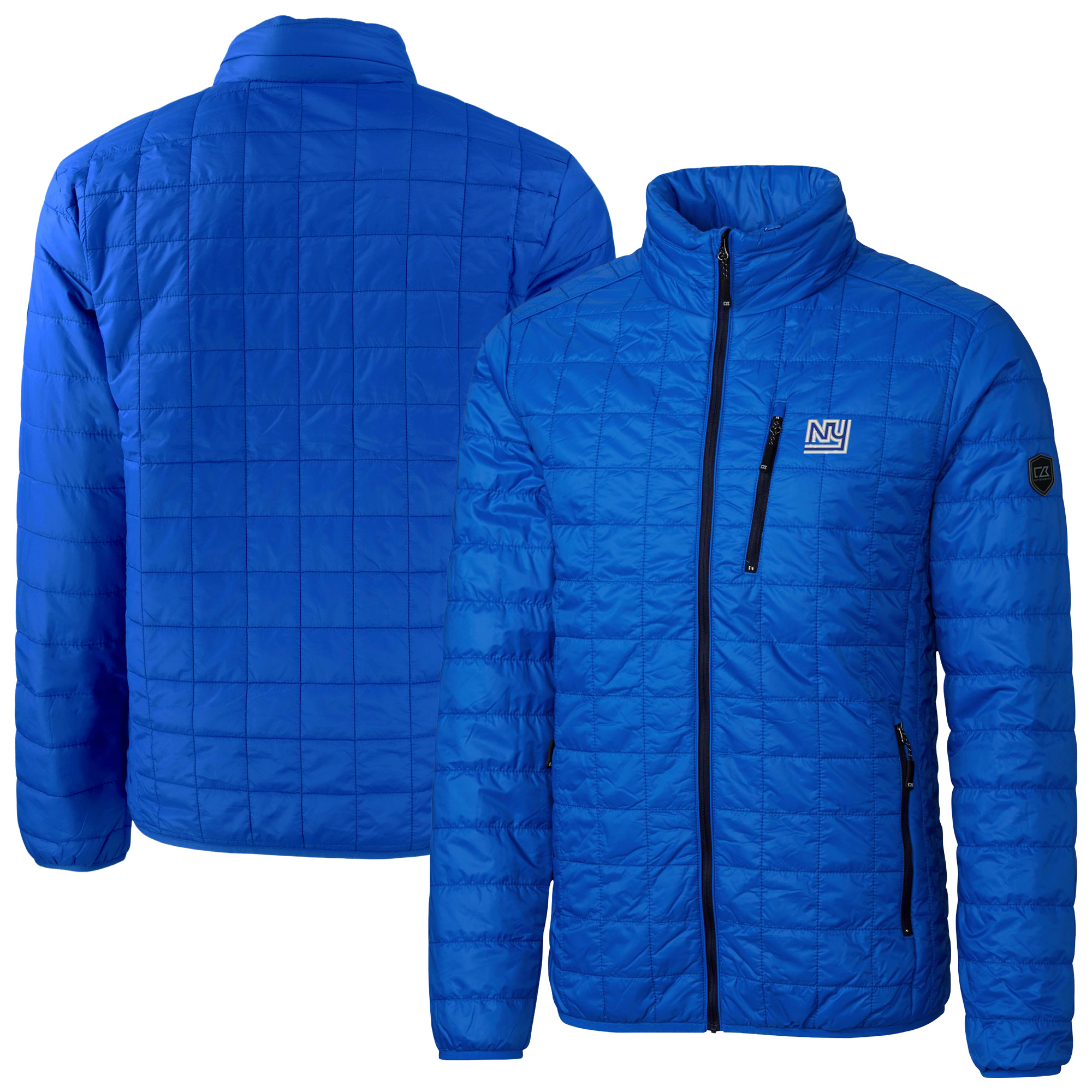 Men’s Cutter & Buck Royal New York Giants Big & Tall Rainier PrimaLoft Eco Insulated Full-Zip Puffer Jacket Men’s Cutter & Buck Royal New York Giants Big & Tall Rainier PrimaLoft Eco Insulated Full-Zip Puffer Jacket