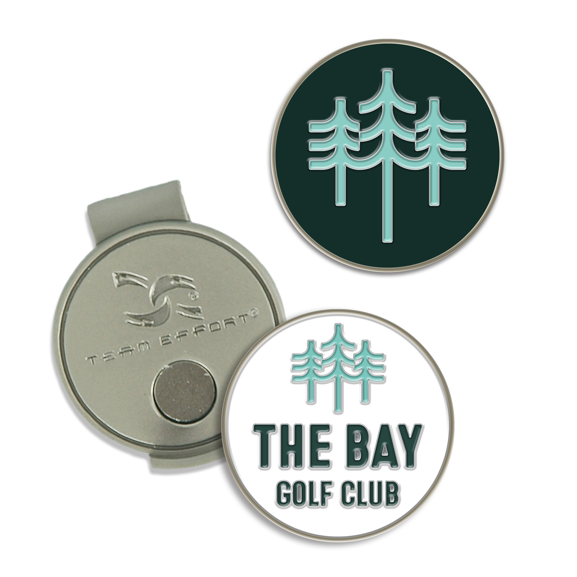 WinCraft The Bay Golf Club Hat Clip & Ball Markers Set WinCraft The Bay Golf Club Hat Clip & Ball Markers Set