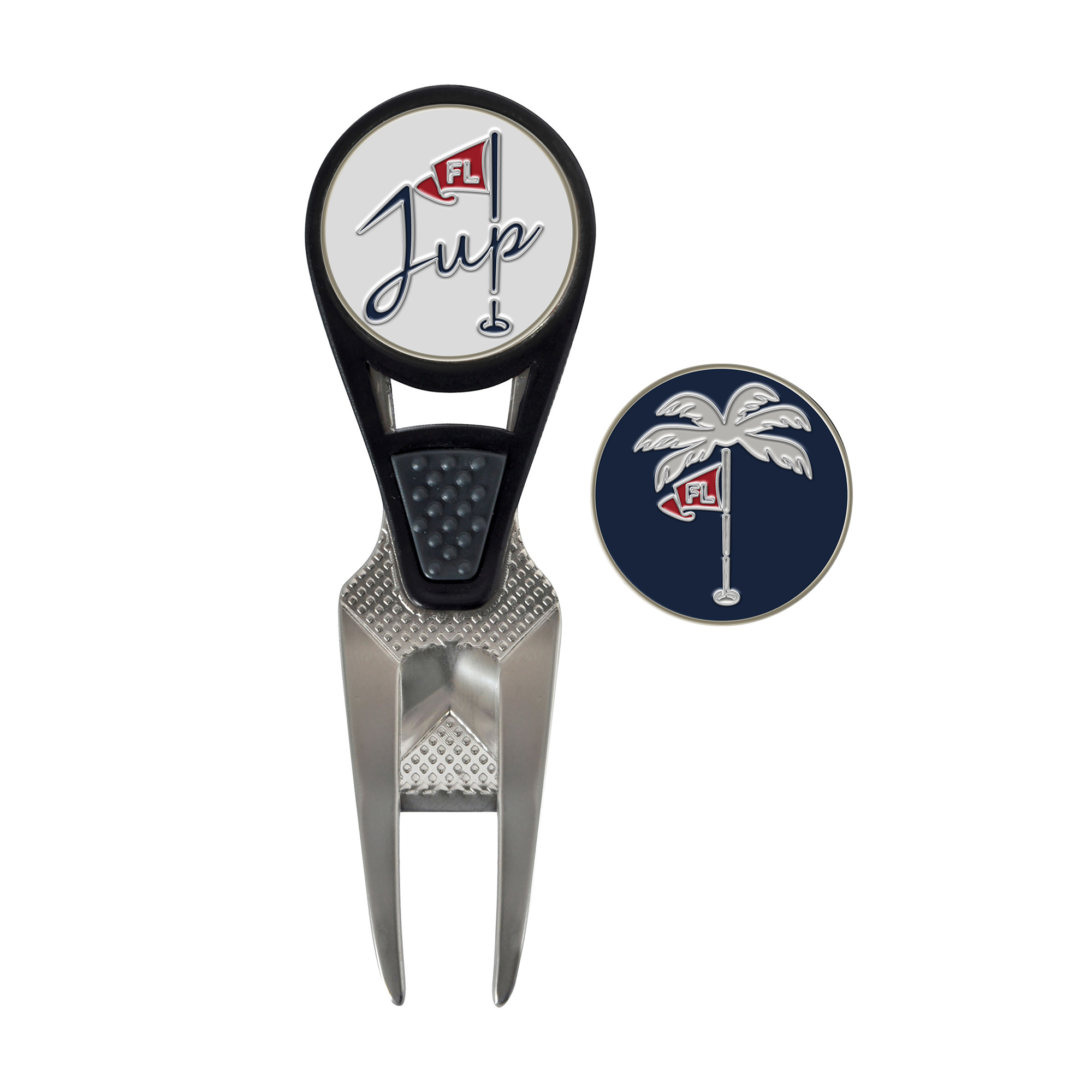 WinCraft Jupiter Links Golf Club Ball Mark Repair Tool WinCraft Jupiter Links Golf Club Ball Mark Repair Tool