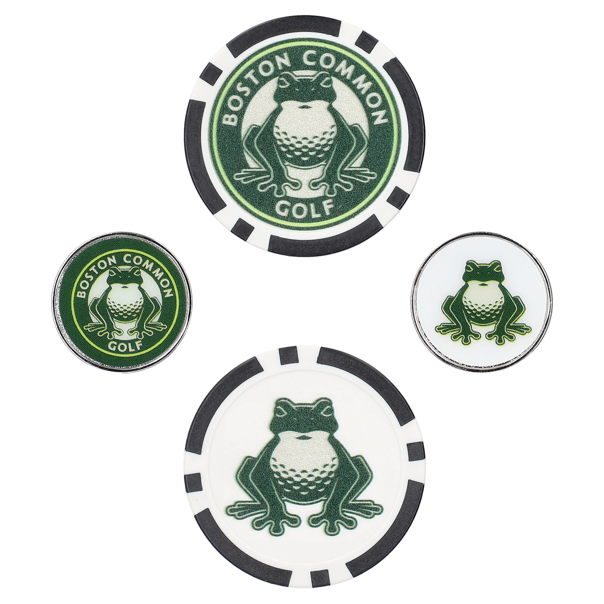 WinCraft Boston Common Golf 4-Pack Ball Marker Set WinCraft Boston Common Golf 4-Pack Ball Marker Set