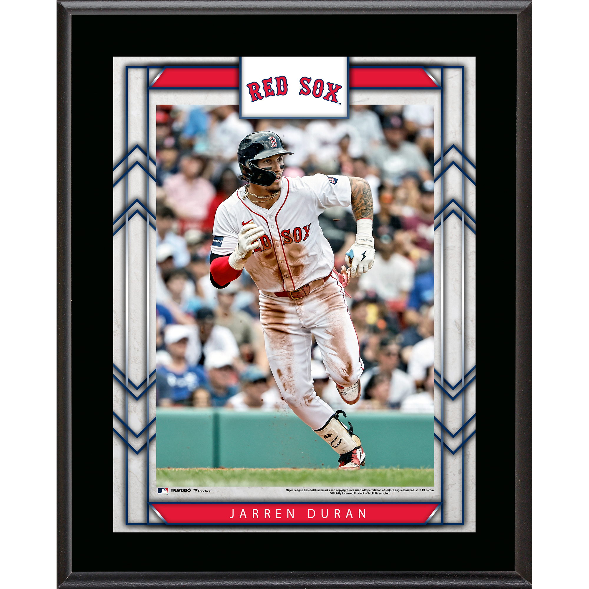 Jarren Duran Boston Red Sox 10.5" x 13" Sublimated Player Plaque