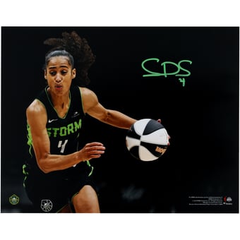 Skylar Diggins-Smith Seattle Storm Autographed 11" x 14" Dribbling Spotlight Photograph