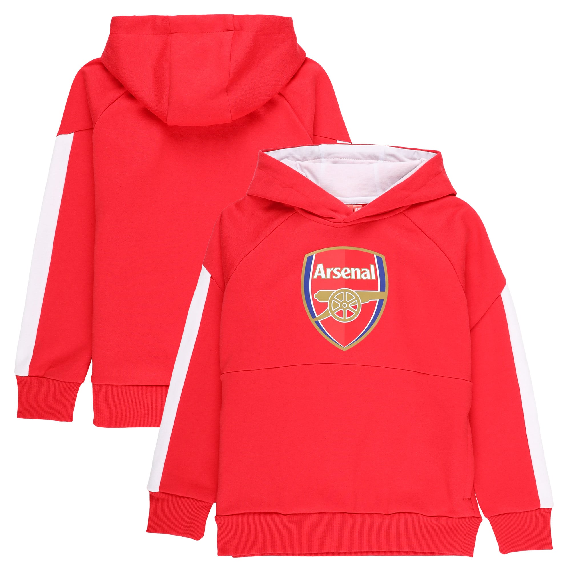 Arsenal Core Large Crest Hoodie - Red - Kids