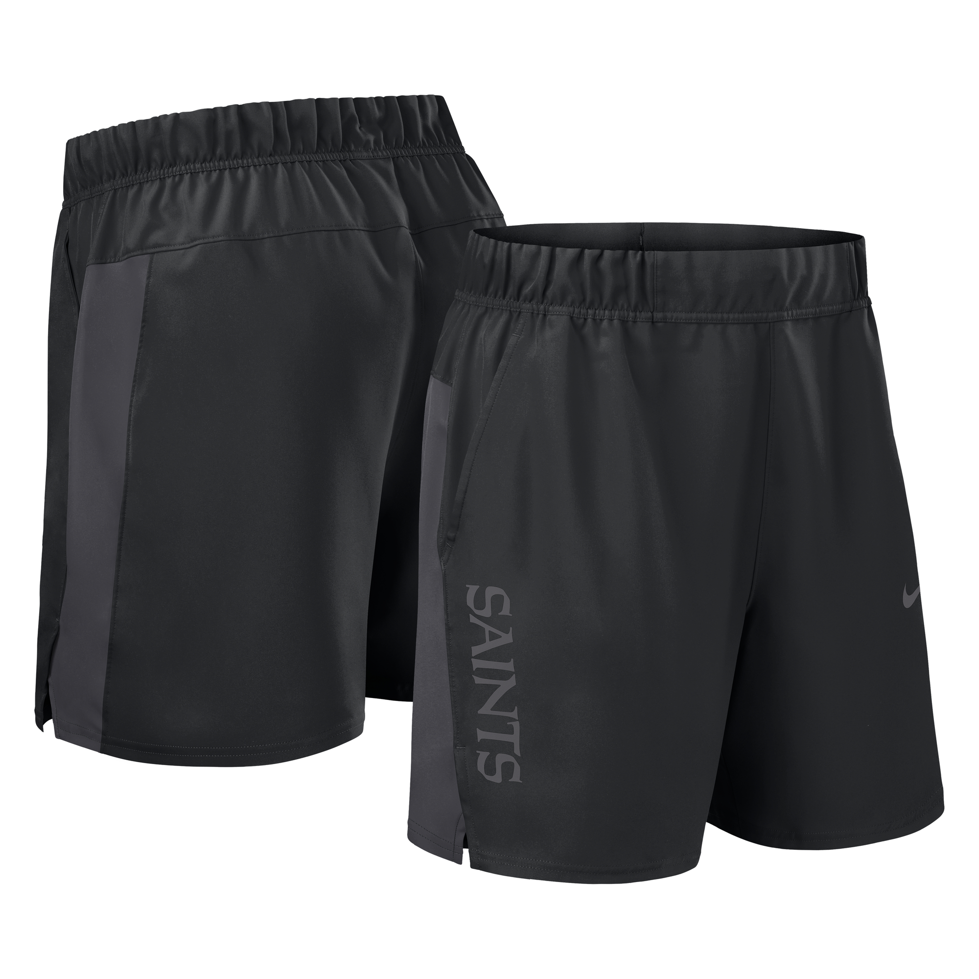 Men's Nike Black New Orleans Saints Woven Victory Dri-FIT Shorts