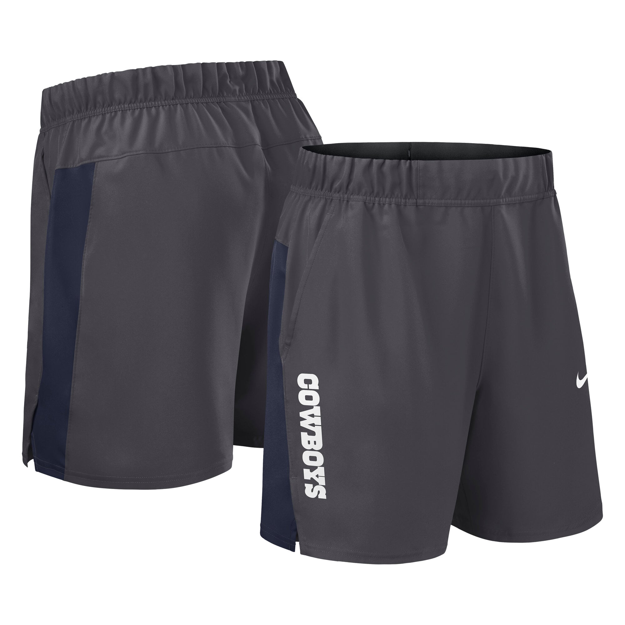 Men's Nike Gray Dallas Cowboys Woven Victory Dri-FIT Shorts