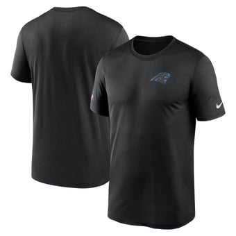Men's Nike Black Carolina Panthers Sideline Legend Small Logo Dri-FIT T-Shirt