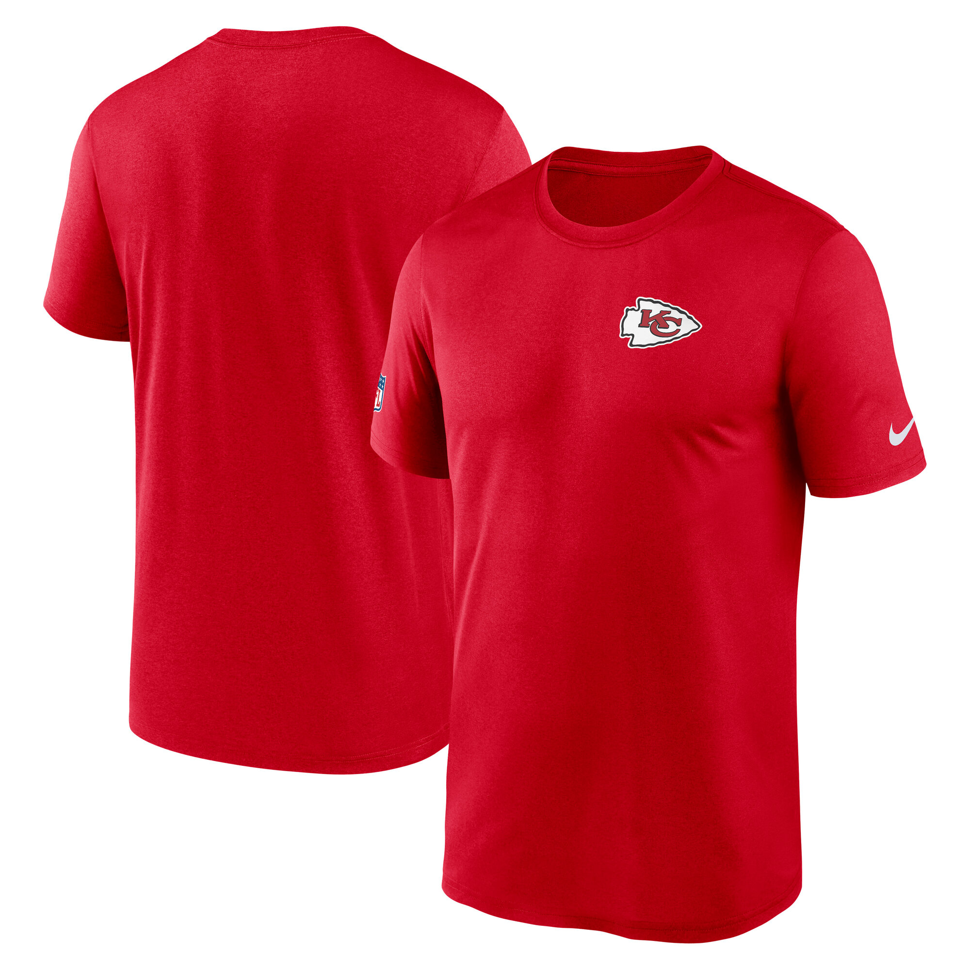 Men's Nike Red Kansas City Chiefs Sideline Legend Small Logo Dri-FIT T-Shirt